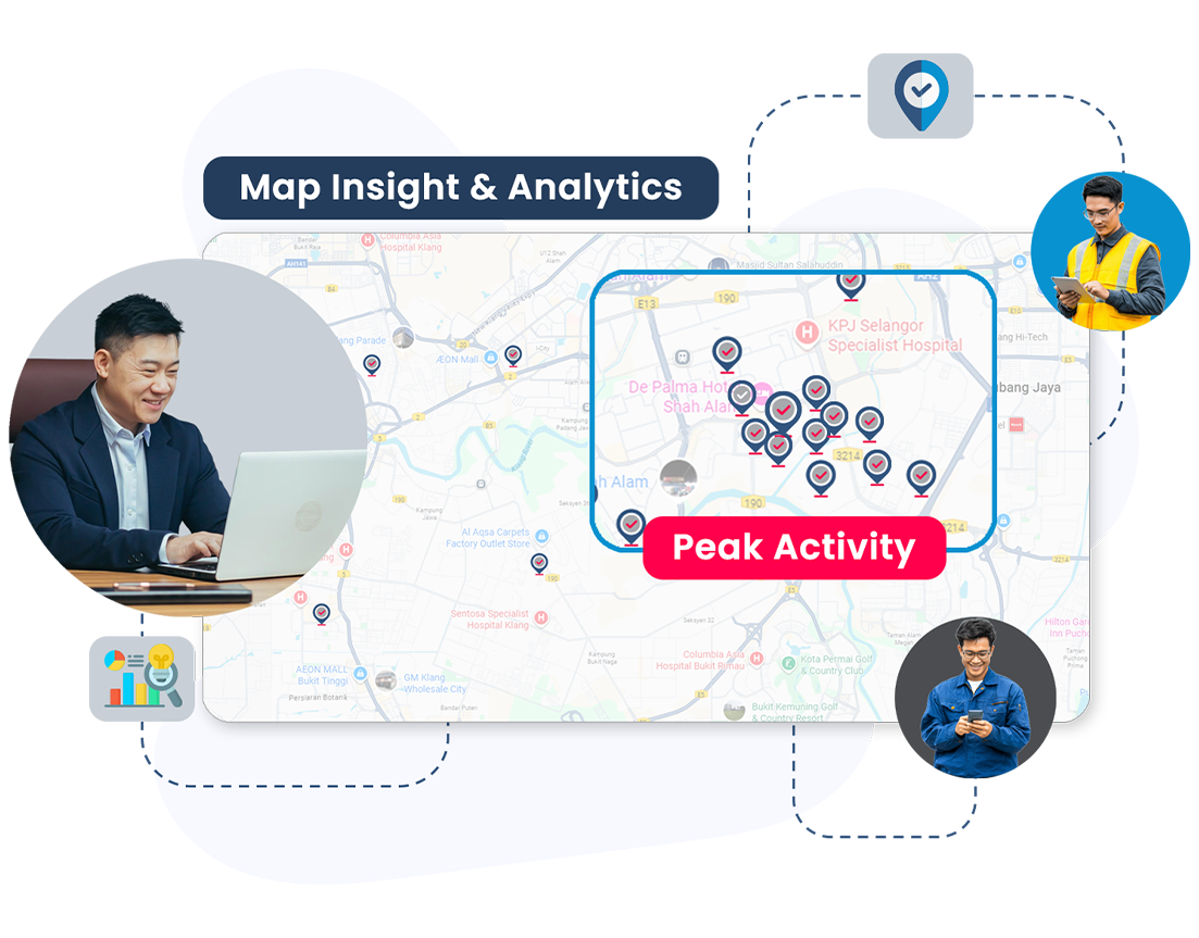An illustration representing a powerful system designed to handle complex business data across multiple teams and processes. The visual includes field activities all flowing into a unified platform. Lines and nodes show how fragmented information from different departments is consolidated, cleaned, and organised for meaningful analysis. The image suggests scalability, reliability, and the ability to manage large volumes of operational data without confusion. It conveys how Caction transforms complicated datasets into clear insights, enabling companies to make faster decisions, improve performance, and run operations confidently across many sites and business units.