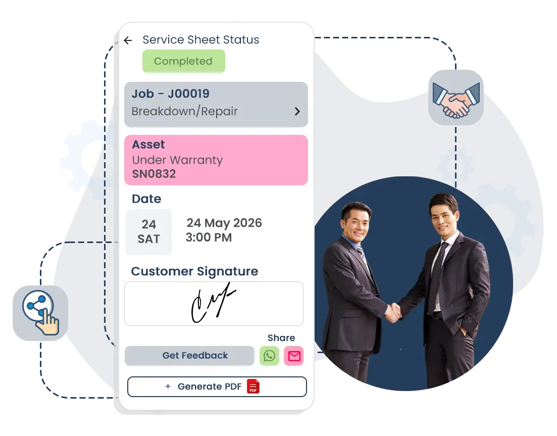 A visual showing how structured, automated workflows guide sales teams from initial lead capture to successful deal closure. The image conveys how Caction helps sales teams stay organised, reduce missed opportunities, and work seamlessly with operations to turn leads into confirmed jobs and long-term customers.
